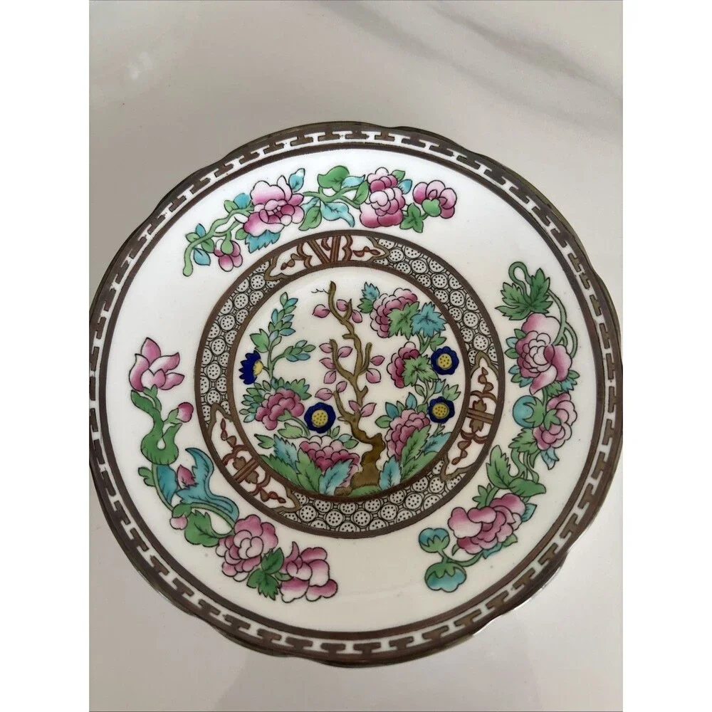 Coalport Indian Tree Fine Boan China Cup & Saucer Set EXCELLENT